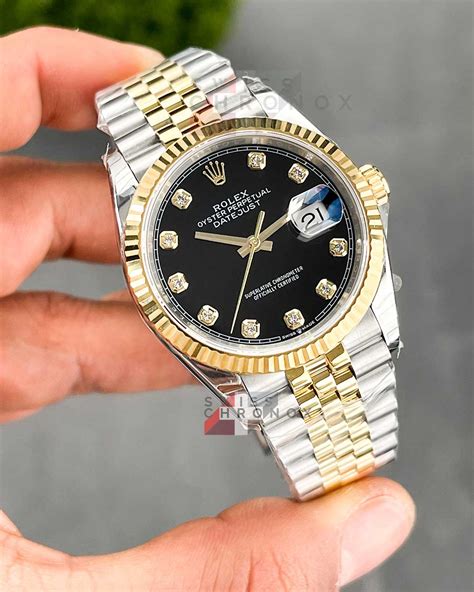 rolex black dial datejust|Rolex Datejust 36mm black.